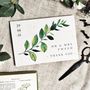 Greenery Botanical Wedding Stationery, thumbnail 9 of 12