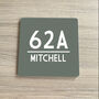 Stylish Square House Sign Number, thumbnail 8 of 10