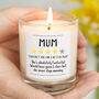 Mum Birthday Gift Funny Star Rating Candle, thumbnail 1 of 6