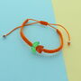 Personalised Macrame Tulip Flower Bracelet, thumbnail 5 of 9