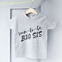 Big Sis Baby Announcement T Shirt, thumbnail 1 of 7