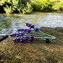 Lavender Flower Purple Brooch, thumbnail 1 of 5
