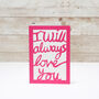 I Will Always Love You Card, thumbnail 1 of 3