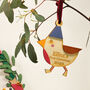 Personalised Wooden Robin Tree Decoration, thumbnail 4 of 4