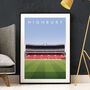 Arsenal Fc Highbury Clock End Poster, thumbnail 3 of 7