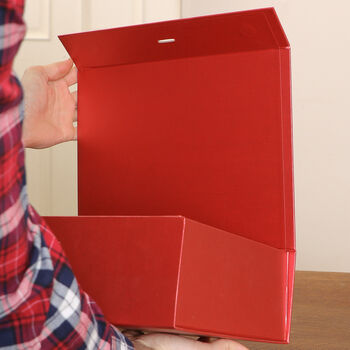 Personalised Luxury Red Gift Box, 3 of 5