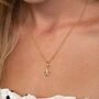 18ct Gold Faceted Star Necklace, thumbnail 3 of 6
