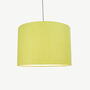 Linen Lime Green Lampshade, thumbnail 3 of 9