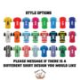 Personaslied Football And Rugby Shirt Customisable Pennant Flag, thumbnail 2 of 10