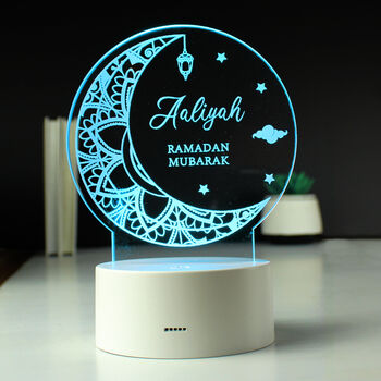 Personalised Eid And Ramadan LED Light, 4 of 12