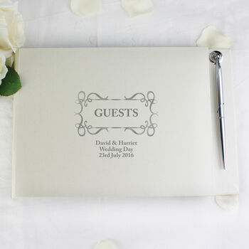 Personalised Wedding Guest Book, 2 of 3