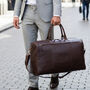 Large Luxury Buffalo Leather Holdall, Travel Bag, thumbnail 1 of 8