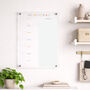 Weekly Meal Planner, Personalised Acrylic Whiteboard, thumbnail 1 of 7