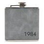 Personalised Birth Year Hip Flask, thumbnail 1 of 12