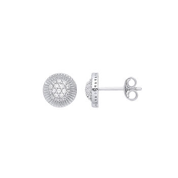 Timeless Sparkle Sterling Silver Earrings, 2 of 3