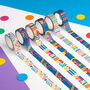 Crazy Shapes Colourful Washi Tape, thumbnail 3 of 3