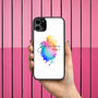 iPhone Case Rainbow Paint Personalised Name, thumbnail 2 of 3