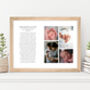 Custom Made Photo Poem Personalised Wedding Print, thumbnail 5 of 8