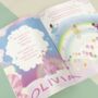 Personalised Princess And Unicorn Magical Story Book, thumbnail 2 of 5