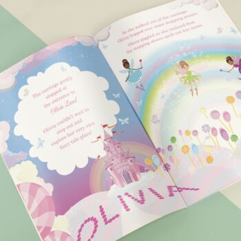 Personalised Princess And Unicorn Magical Story Book, 2 of 5