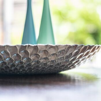 Peacock Design Glass Bowl, 5 of 6