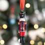 Nutcracker Christmas Tree Hanging Ornament, thumbnail 1 of 4