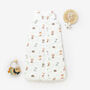 Woodland Animals Organic Cotton Unisex Baby Sleeping Bag, thumbnail 1 of 4