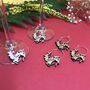 Personalised Five Christmas Reindeer Wine Glass Charms, thumbnail 4 of 6