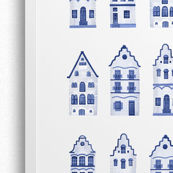 Amsterdam Canal Houses Print, 4 of 5