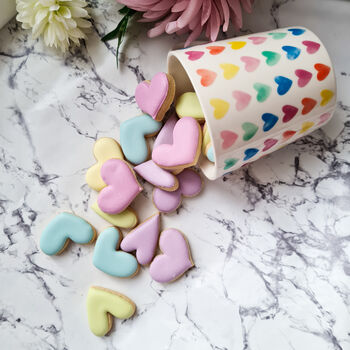 Mug Of Hearts Biscuits, Valentine's Biscuit Gift, 4 of 8