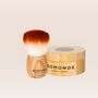 Vegan Mineral Foundation And Kabuki Brush Set, thumbnail 1 of 10