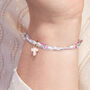 Mini Cross Charm Liberty Bracelet, thumbnail 1 of 6