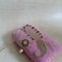 Peacock Pink Clutch Bag, thumbnail 9 of 10
