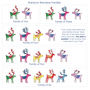 Personalised Rainbow Reindeer Family Christmas Cards, thumbnail 4 of 4