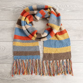 College Scarf Knitting Kit, 6 of 10