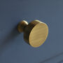 Solid Brass Gold, Black, Grey And Silver Cupboard Knobs, thumbnail 6 of 12