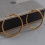 Mayfair Gold Vermeil Chunky Hoops, thumbnail 2 of 5