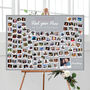Photo Collage 'Find Your Face' Wedding Table Plan, thumbnail 1 of 7