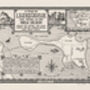 Lindisfarne Map Hand Drawn Fine Art Print, thumbnail 3 of 12