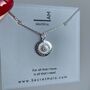 Sterling Silver Crystal Friendship Necklace, thumbnail 5 of 12