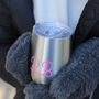 Custom Initial Stainless Steel Thermos Tumbler, thumbnail 1 of 9