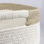 Set Of Two Large Cotton Rope Storage Baskets, thumbnail 5 of 5