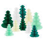 Green Forest Honeycomb Decorations, thumbnail 1 of 4