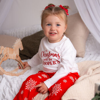 'Christmas With The Family' Personalised Pyjamas, 4 of 8