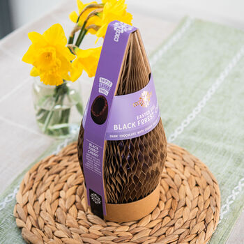 Black Forest Cherry Triple Layer Easter Egg, 3 of 5