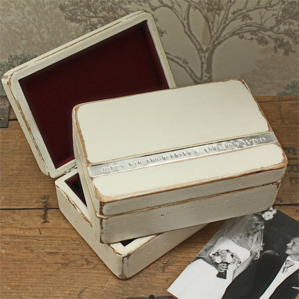 Personalised Vintage Keepsake Box, 1 of 3