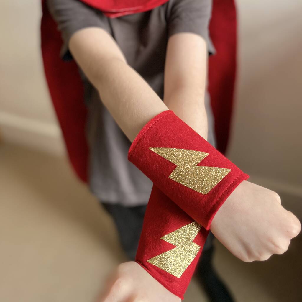 Felt Superhero Arm Bands For Kids And Adults, 1 of 10