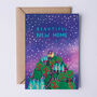New Home Card, Folksy Starry New Home Card, thumbnail 2 of 3
