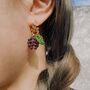Eden's Berry Earrings, thumbnail 5 of 8