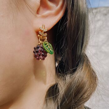 Eden's Berry Earrings, 5 of 8